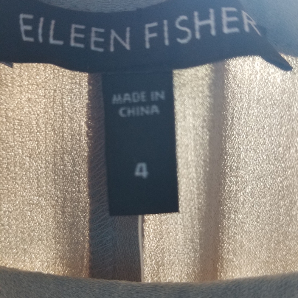 NWT Eileen Fisher Silk Pants - Picture 5 of 7